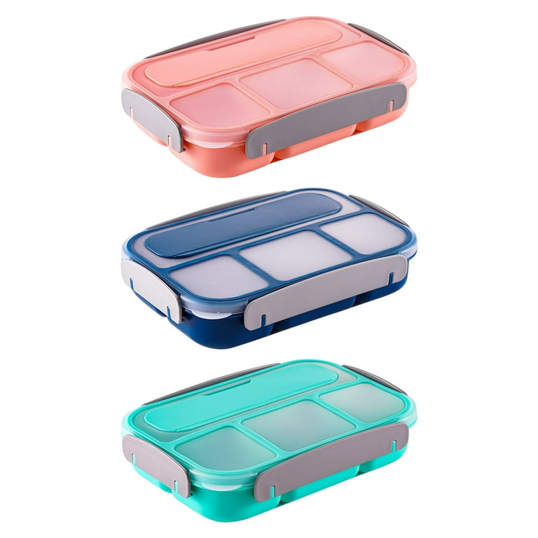 New Year Reset, Dvkptbk Lunch Box Kids,Bento Box Adult Lunch Box,Lunch  Containers For Adults/Kids/Toddler,1200ML-5 Compartment Bento Lunch