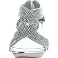 thumbnail image 4 of Delicacy Women's Embellished Heeled Dress Sandal, 4 of 4