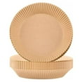 thumbnail image 1 of Poêle à Frire, Panier Jetable Rond Doublé de Papier, Papier Parchemin Antiadhésif, 1 of 6