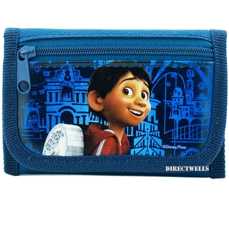 Disney Pixar Coco Miguel Rivera Navy Trifold Wallet