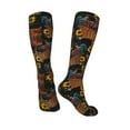 thumbnail image 4 of Daiia Sports Socks Embroidery Chicken Rooster Printed Novelty Crew Socks for Men Women Knee High Socks Cotton Socks Soft & Breathable Support Unisex Socks, 4 of 9