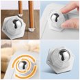 thumbnail image 2 of 4 ruedas giratorias autoadhesivas de 360 grados para muebles del hogar., 2 of 6