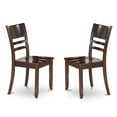 thumbnail image 2 of East West Furniture Parfait 9-piece Wood Dining Room Set in Cappuccino, 2 of 4