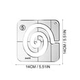 thumbnail image 4 of 11 Pcs Free Motion Quilting Templates Set,Acrylic Meander Ruler For Domestic & Industrial Sewing Machines,Diy Sewing Patchwork Rulers,Free Motion Quilting Templates For Diy Quilting On Sewing,White, 4 of 8