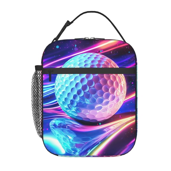 Golf Lunch Box Reusable Portable Lunch Bag Tote Bag for Work Picnic Hiking