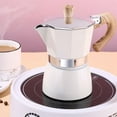 thumbnail image 2 of Cafetera Clásica Italiana Percodor Ol 150/300 Ml 3 Tazas / 6 150ml Sunnimix Cafetera de cocina Moka Maker, 2 of 8