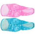 thumbnail image 1 of Dog Hooded Rainwear, Tractionable Design Dog Raincoat Reflective Stripe Rain Jacket Breathable  For Dog For Outdoor Pink+Blue XL, 1 of 8