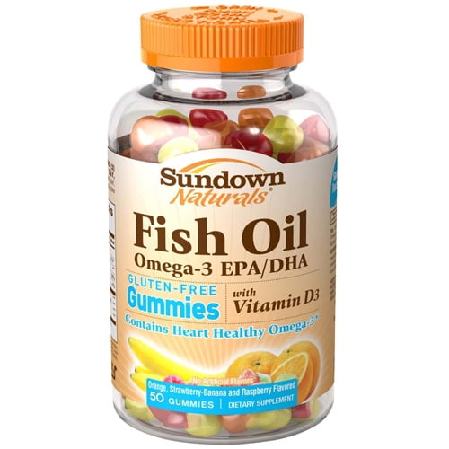Sundown Naturals Fish Oil Omega3 Gummies With Vitamin D3 50 Ea, 2