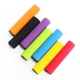 thumbnail image 3 of Funda para manillar de bicicleta de montaña, antideslizante, resistente al desgaste y a los golpes, funda de esponja roja de color con bloqueo de manillar, 3 of 5