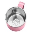 thumbnail image 4 of Taza de café de 460 ml con revestimiento de acero inoxidable 304, a prueba de fugas, elegante y portátil para actividades al aire libre, color rosa, 4 of 12