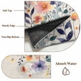 thumbnail image 6 of 5'x7' Area Rugs for Living Room Bedroom, Spring Floral Washable Rug Carpet Runner Indoor Outdoor, Elegant Flowers Farmhouse Botanical Rustic Non Slip Floor Mats Area Rug for Kitchen, Nursery, 6 of 8