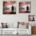 thumbnail image 4 of Designart "Samurais Resolve Asian Painting II" Asian Floater Framed Wall Art Living Room, 4 of 7
