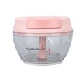 thumbnail image 2 of Mini Garlic Grinder Onion Chopper Manual Food Processor Portable Speed Vegetable Cutter Kitchen Utensil for Veggies Ginger Fruits Nuts, 2 of 8