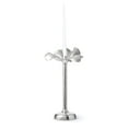 thumbnail image 2 of blossom-platinum-tapered-candle-holder-15, 2 of 3