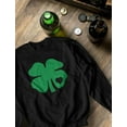 thumbnail image 3 of Tstars Womens Irish Shamrock Green Clover Heart Gift for St Patricks Day Cute Shirts Gift for Her Irish Shirt Pride Proud Irish Women Sweatshirt, 3 of 6