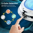 thumbnail image 3 of Pactrade Marine LED Dome Light RGBW - 4-Inch Lens, Built-in Color Switch (2-Wire, NO Controller Needed) - Stainless Steel Surface Mount - Interior Boat Lights, Marine-RV Ready (12V/24V), 3 of 6