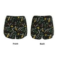 thumbnail image 6 of Goofa Wasp and Florals Printed Women 2 in 1 Running Shorts,Quick Dry Athletic Workout Shorts,High Waisted Athletic Shorts with Liner Pockets-Large, 6 of 9