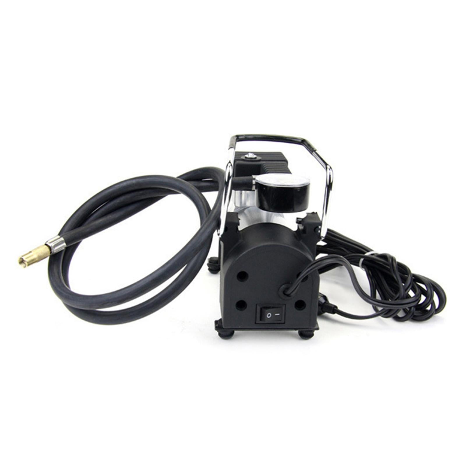 Gonfleur De Pneu Portable Compresseur D'Air Avec Manomètre Numérique Cc 12V Arrêt Automatique