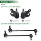 thumbnail image 4 of Kit de suspensión delantera de 4 piezas, enlace de barra estabilizadora, junta esférica inferior para Toyota Sienna No.K90346/K90347/K80249, 4 of 7