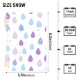 thumbnail image 3 of Haosy Cartoon Raindrop Notebooks 1-subject Journal 60 Sheets A5 College Ruled Paper Detachable Ring 8.3"x5.7", 3 of 8