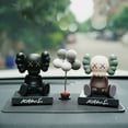 thumbnail image 4 of Sulace Bobblehead Car Ornament Phone Stand Cute Creative Interior Decoration Cartoon PVC Material (blue,8*9*13cm), 4 of 12