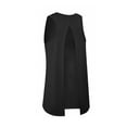 thumbnail image 6 of CAIXIA High Neck Workout Tank Tops for Women Sleeveless Tank Tops for Women Open Back T-Shirt Tops for Athletic Running Tennis Yoga Stretch Gym Clothes,Black, 6 of 6