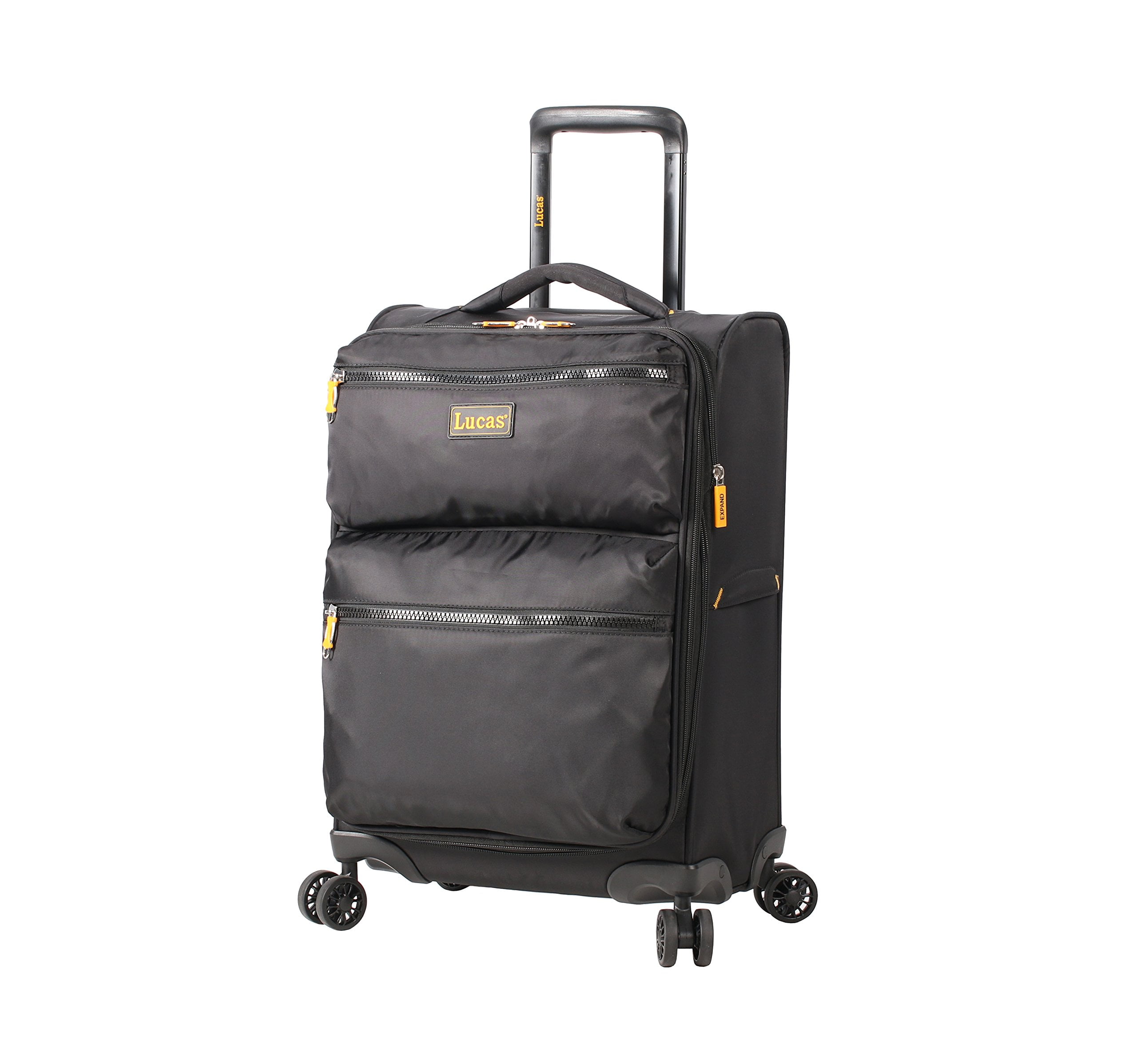 Lucas Ultra Lightweight Carry On Softside 20 Inch Expandable Luggage ...
