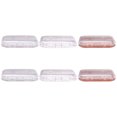 thumbnail image 3 of Shisuyan Boîtes de Rangement Blanches Multi-Fonctions 6 Pcs 7.70X7.50X1.60Cm, 3 of 9