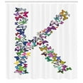 thumbnail image 3 of Ambesonne Letter K Shower Curtain, Nature Typography, 69"Wx75"L, Multicolor, 3 of 3