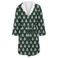 thumbnail image 4 of Peignoirs pour Femmes Peignoir Long Chaud Tendance à Manches Longues d'Hiver Pyjama Robe de Nuit, 4 of 5