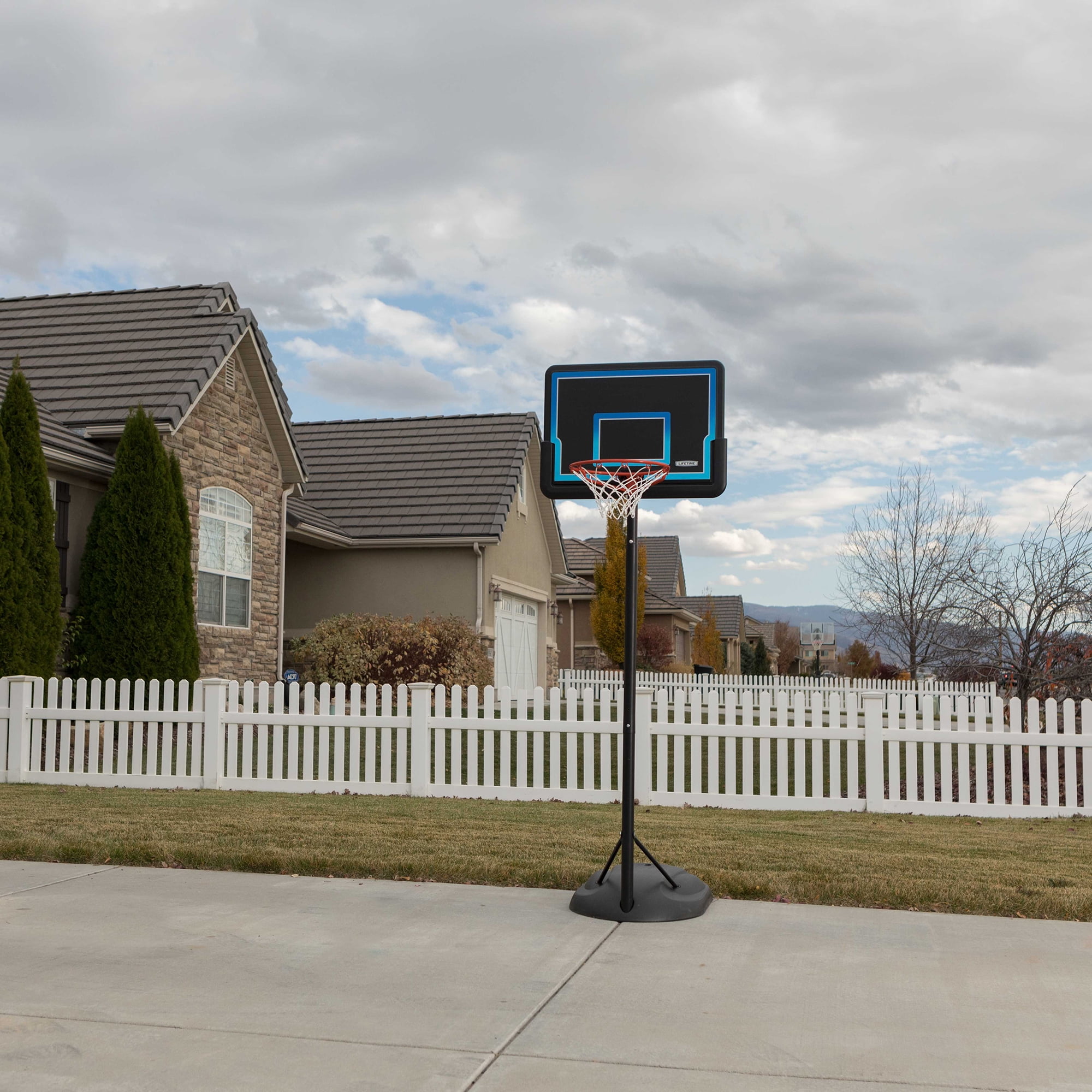Lifetime 32-Inch Youth Impact Portable Basketball Hoop with Telescoping Adjustment & Youth Rim - Model 90824-Outdoor Play