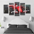 thumbnail image 3 of Cuadro Decorativo Auto Escudería Ferrari F1 Juego De 5 Piezas 150x80cm Ideal Para Sala Oficina Estudio, 3 of 5
