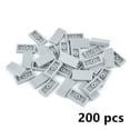 thumbnail image 1 of 200pcs DIY Building Blocks Figure Bricks Smooth 1x2 ColorFul Educational Creative Size Compatible With all brand for Kids light gray 200pcs, 1 of 6