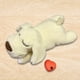 thumbnail image 4 of Likrtyny Lindo Perro Peluche Juguete Alivio La Ansiedad Juguete Peluche Regalos para Dueños (perro Blanco), 4 of 7