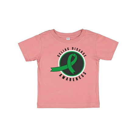 

Inktastic Celiac Disease Awareness Green Ribbon Gift Baby Boy or Baby Girl T-Shirt