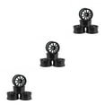 thumbnail image 2 of Shengyu 4 Pieces52mm Elastic *RC Car Tires Wheel Rims Hub Running Racing Drifting Tyres On-road Crawer Assembly Accessories Ten/Black 3Set, 2 of 6
