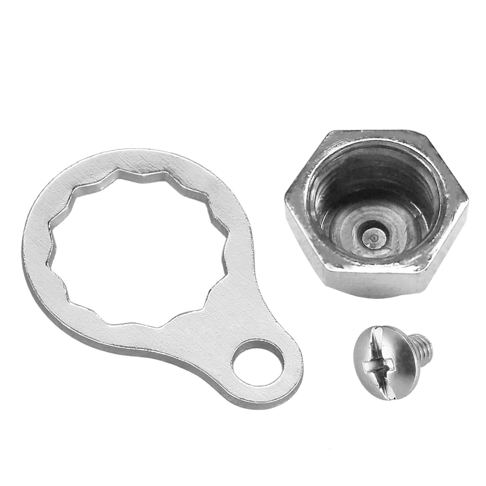 Metal Screw Nut Cap For Fishing Reel Handle Knob Locking Plate DIY Accessory SA 