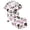 Pink, variant on Halloween Silk Pajamas Women Elegant White Bow Print Pajama Set with Lapel Short Sleeve Top and Matching Shorts for Everyday Comfort Pink S