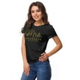 thumbnail image 2 of Inkdotpot Personalized Womens Tshirt Top Mrs WeddingAnnouncement Shirt-29, 2 of 8