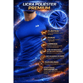 thumbnail image 2 of DI & DU Playera De Licra Deportiva Elastica Confort Manga Larga Gym, 2 of 5