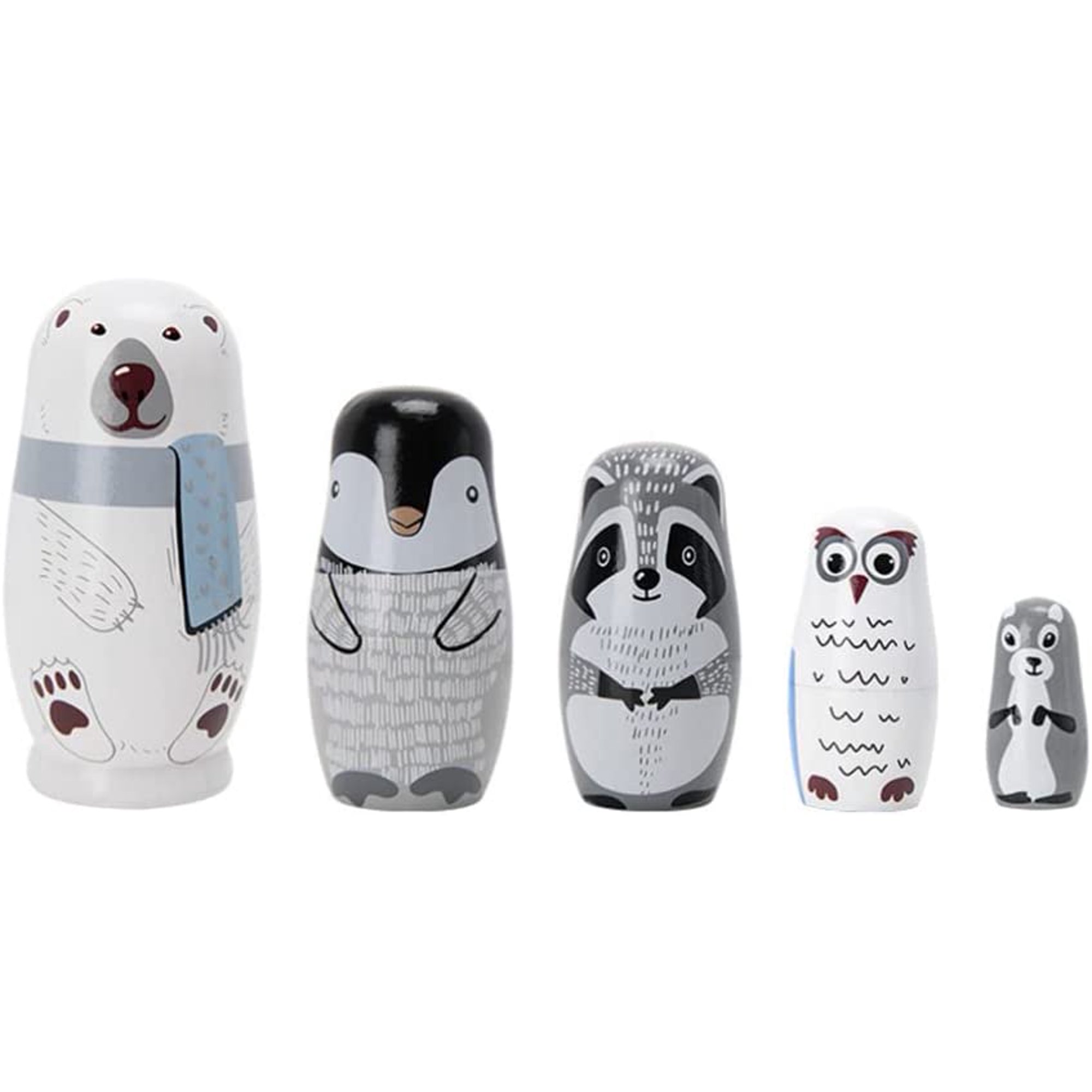 Russian Nesting Dolls Matryoshka Wooden Stacking Nested Set 5 Pieces Handmade Toy Cute Cartoon Animals Bear Pattern Nesting Dolls for Children Kids Christmas Toy Gift | Walmart Canada Russian Nesting Dolls Matryoshka Wooden Stacking Nested Set 5 Pieces Handmade Toy Cute Cartoon Animals Bear Pattern Nesting Dolls for Children Kids Christmas Toy Gift | Walmart Canada