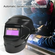 HEVIRGO Solar Powered Welding Helmet Auto Darkening, Large Viewing LCD Clear Welding Shield Grinding Hood Safety Gear