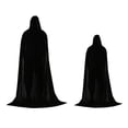thumbnail image 2 of BELOVING 2 Pcs Cape à Capuche Femmes Hommes Unisexe Adultes Déguisement Carnaval Jeu de Rôle 70cm 170cm, 2 of 7