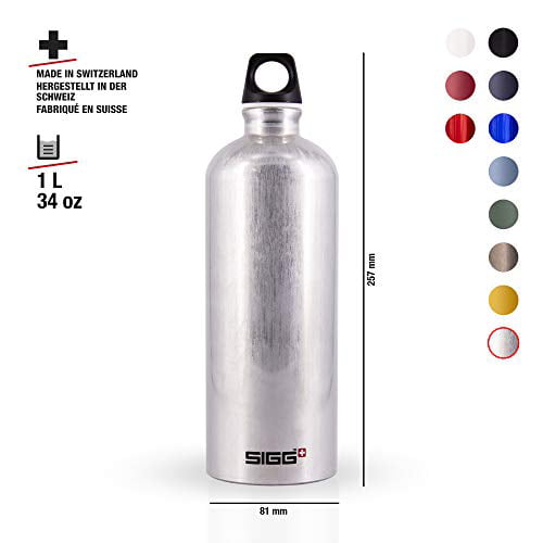 Sigg Traveller Water Bottle Aluminium Leak Proof for Sports & Outdoor 1L 