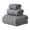 Gray, variant on KOYPTL Soft Linen Luxury 3 Piece Towel Set 1 Bath Towel 1 Hand Towel 1 Washcloth 900 GSM Highly Absorbent & Quick Dry Bath Sheets No Shedding Hotel & Home Spa Towel Sets for Adults Yellow