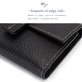 thumbnail image 2 of Monedero de cuero Minnieouse para mujer Rectangular triple pliegue color sólido, 2 of 6