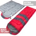 thumbnail image 3 of Sleeping Bags for Adults Cold Weather & Warm - Backpacking Camping Sleeping Bag for Kids 10-12, Girls, Boys - Lightweight Compact Camping Essentials Gear Accessories Hiking Sleep Must Haves, 3 of 16