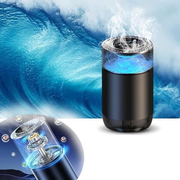 Spray Car Viewing Aromatherapy Diffuser, Spray Car Viewing Aromatherapy, Long-Lasting Air Freshener Diffuser, Rechargeable Auto On/Off Intelligent Car Diffuser, for Car (Holiday Breeze) Holiday Breeze