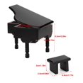 thumbnail image 2 of LLC Grand Piano Shaped Windup Wooded Music Box with Small Stool Creative Gift Birthday Present, 2 of 6