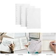 thumbnail image 5 of MLINS  240 Pcs A5 Loose-leaf Paper Notebook Refill Inserts Wide Ruled Pads White, 5 of 8